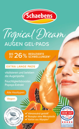 Schaebens Eye gel pads Tropical Dream (1 pair), 2 pcs