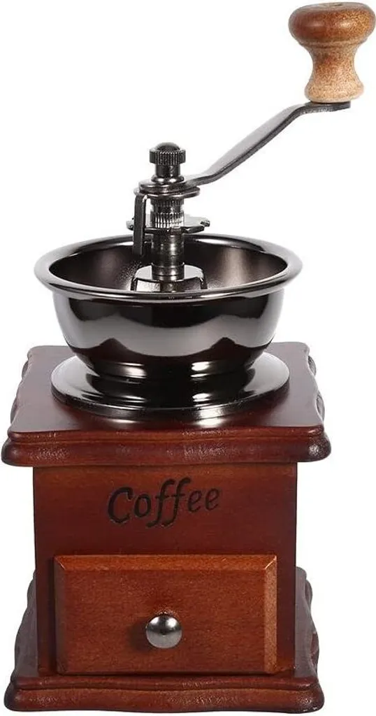 Tianpeng ANTCOOL Vintage Ceramic Coffee Grinder for Coffee Beans, Pepper and Other Spices