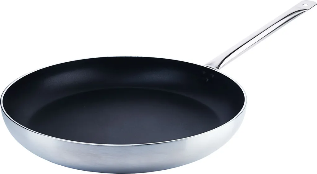 Contacto Non-stick frying pan, made of aluminum, PTFE-coated, available in 40 cm size.