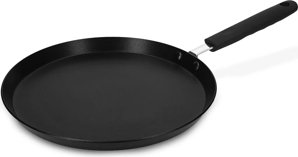 Markenlos Non-stick pan for pancakes, 26 cm - Perfect for omelets and tortillas - Suitable for all cooking surfaces