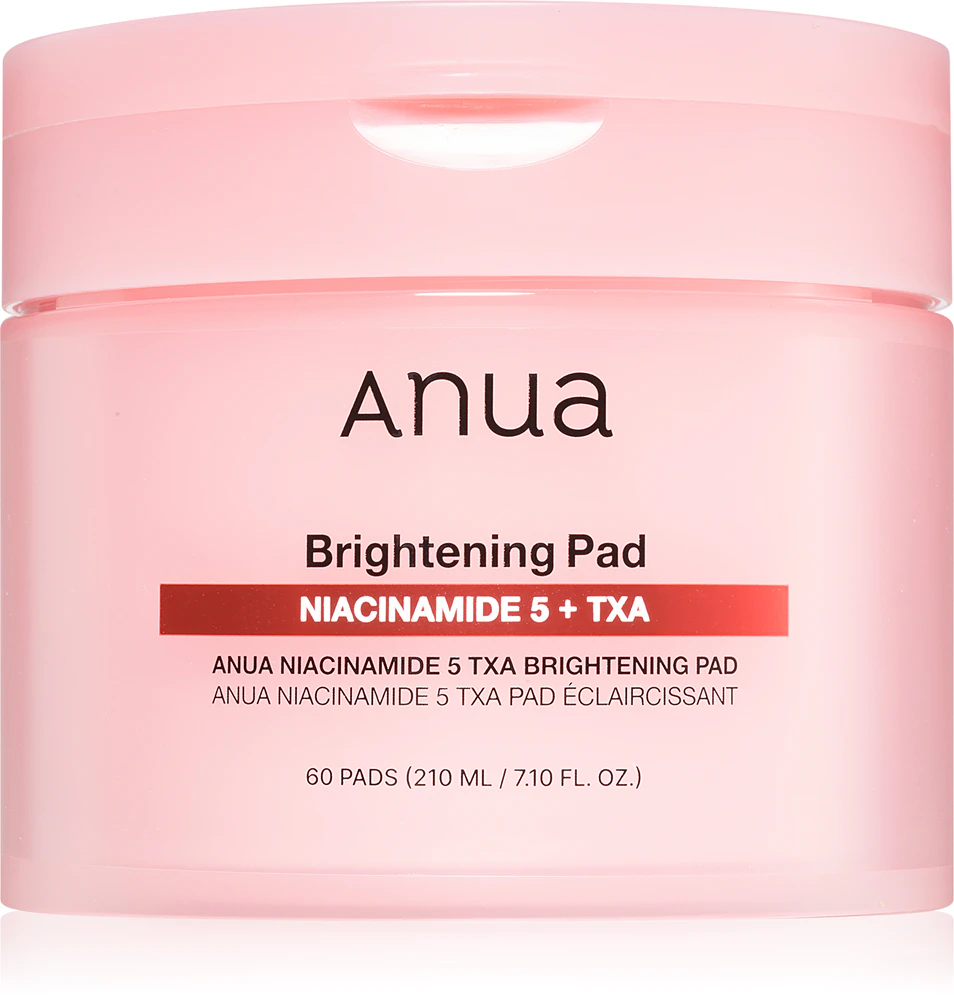 Anua Niacinamide 5% + TXA Brightening Pad: Toning pads for hydrated and radiant skin
