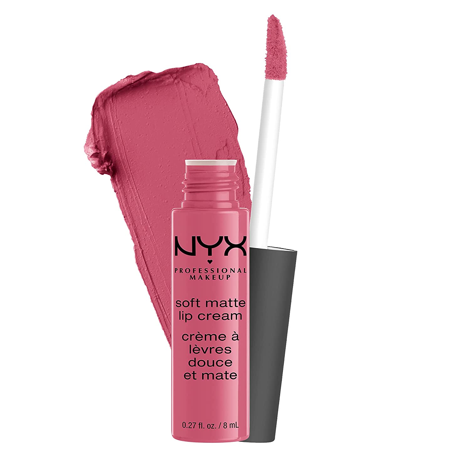NYX Professional Makeup Soft Matte Lip Cream, Creamy and Matt Finish, Highly Pigmented, Long Lasting, Vegan Formula Single, ‎montreal
