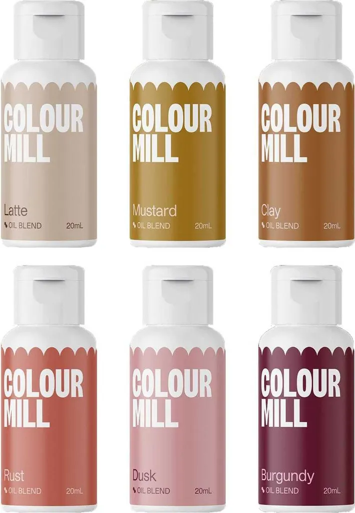 AOS Set | Color Mill Food Coloring Desert Colors Set 6x 20ml