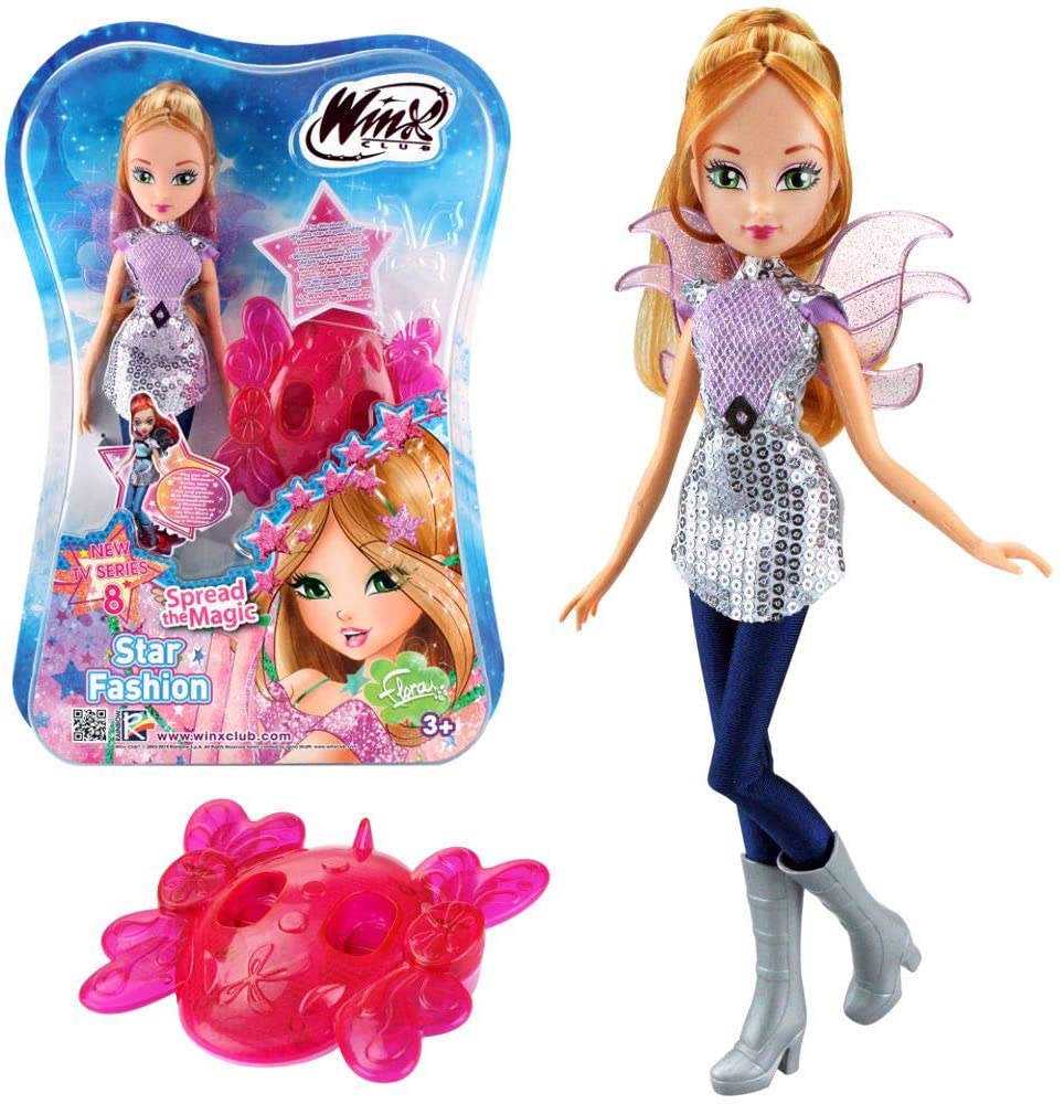 Winx Club Flora | Star Fashion Doll Season 8 | Winx Board with Light Effect