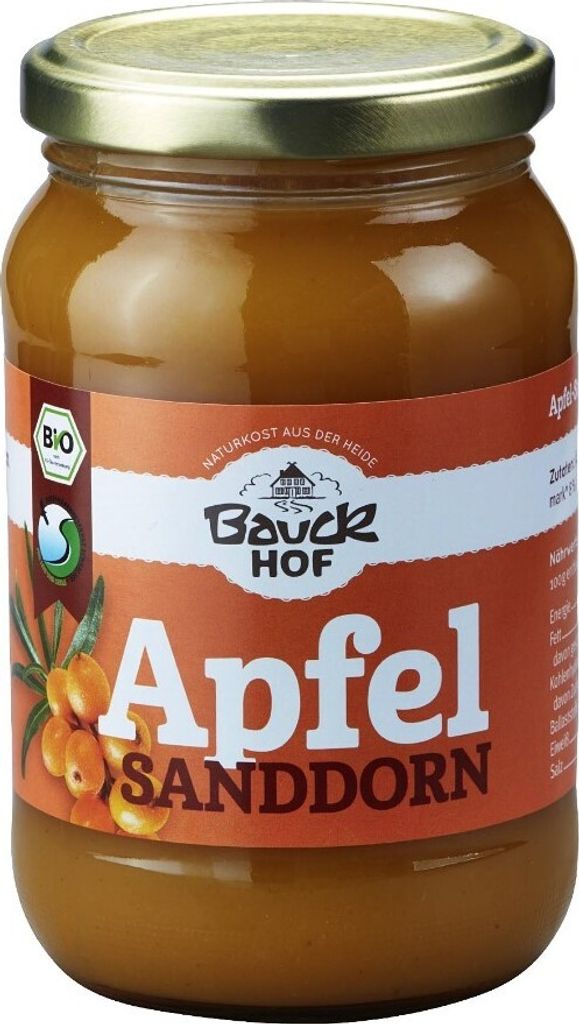 Bauck Mühle Apple - sea buckthorn puree 360g pack of 3 1080g