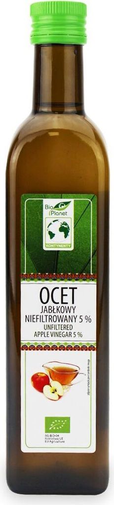 Biogo APPLE CIDER VINEGAR 5% UNFILTERED 500 ml - PLANET