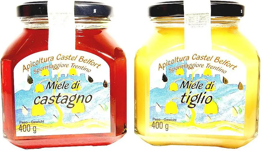 Win2Win Tech Apicoltura Castel Belfort - Honey Chestnut and Linden Set - 100% Italian - Cold Extracted - 400g