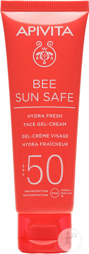 Apivita Bee Sun Safe Hydra-Fresh Gel Cream SPF50 Face Tube 50ml