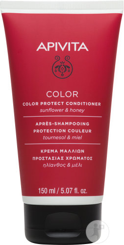Apivita Hair Conditioner For Colored Hair With Sunflower And Honey Tube 150ml