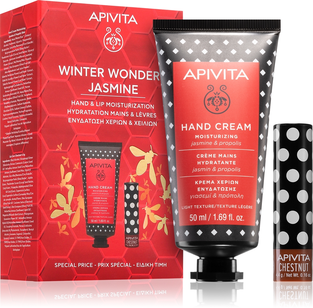 Apivita Hand Care Winter Wonders Jasmine Christmas Gift Set