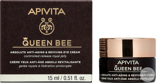 Apivita Queen Bee Absolute Anti-Aging And Invigorating Eye Cream Jar 15ml