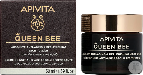 Apivita Queen Bee Absolute Anti-Aging and Regenerating Night Cream Jar 50ml