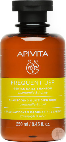 Apivita Gentle Daily Shampoo Bottle 250ml