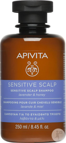 Apivita Shampoo For Sensitive Scalp Lavender And Honey Bottle 250ml