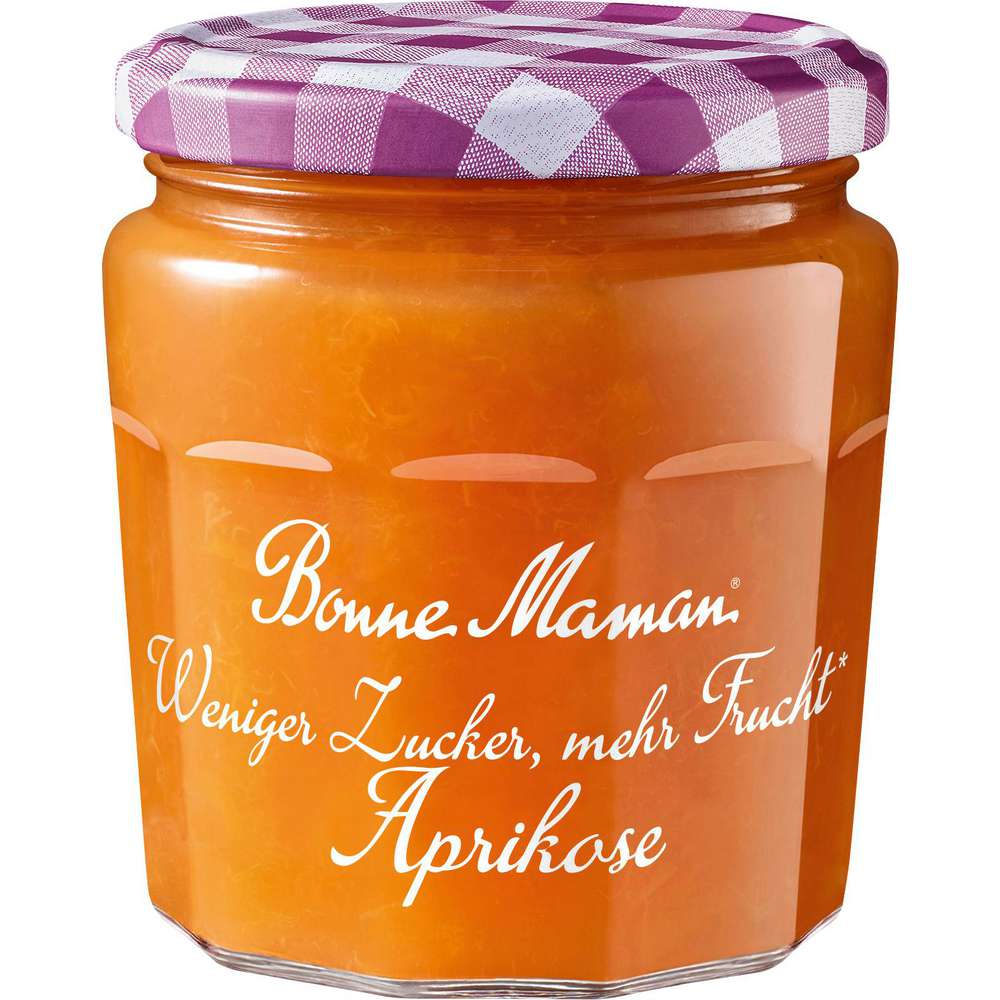 Bonne Maman Aprikose Fruchtaufstrich, weniger Zucker