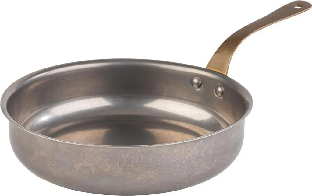Assheuer + Pott GmbH & Co. KG APS 40784 Serving pot / saucepan VINTARA, stainless steel, Ø 18.5 cm, height 4.5 cm, 0.9 liters, antique stainless steel look