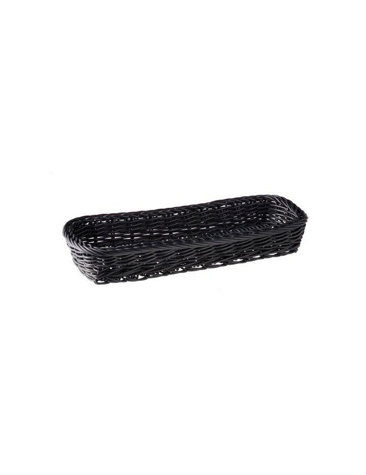 Aps Cutlery Basket-Economic-27 X 10 Cm, H: 4,5 Cm, Black - Set Of 6