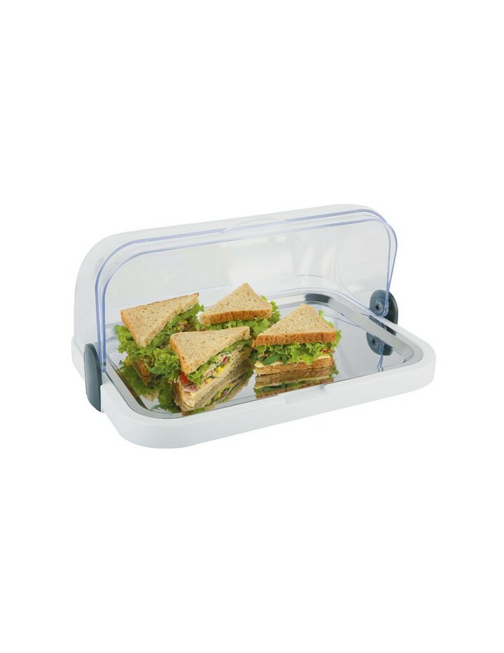 Aps Buffet Showcase-44 X 32 Cm, H: 20,5 Cm White