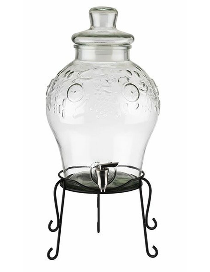 Aps Beverage Dispenser Fruits-Ø 25 Cm, H: 58 Cm, 10,5 Liter