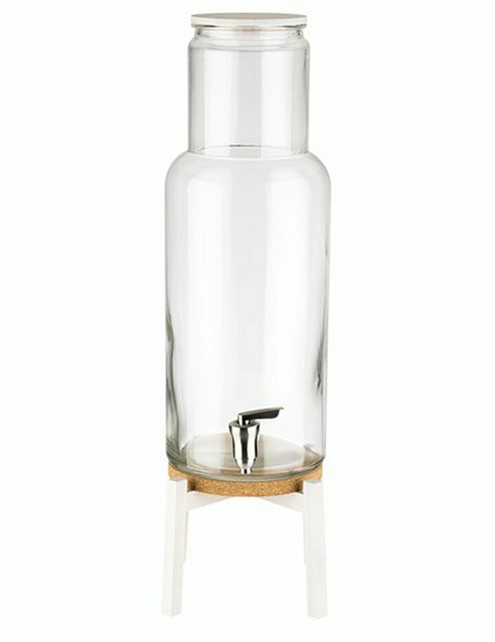 Aps Beverage Dispenser Nordic White-23 X 23 Cm, H: 60,5 Cm