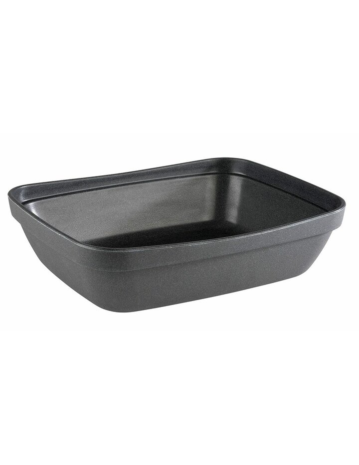 Aps Gn 1/2 Bowl Iron-32.5 X 26.5 Cm, H: 8.5 Cm