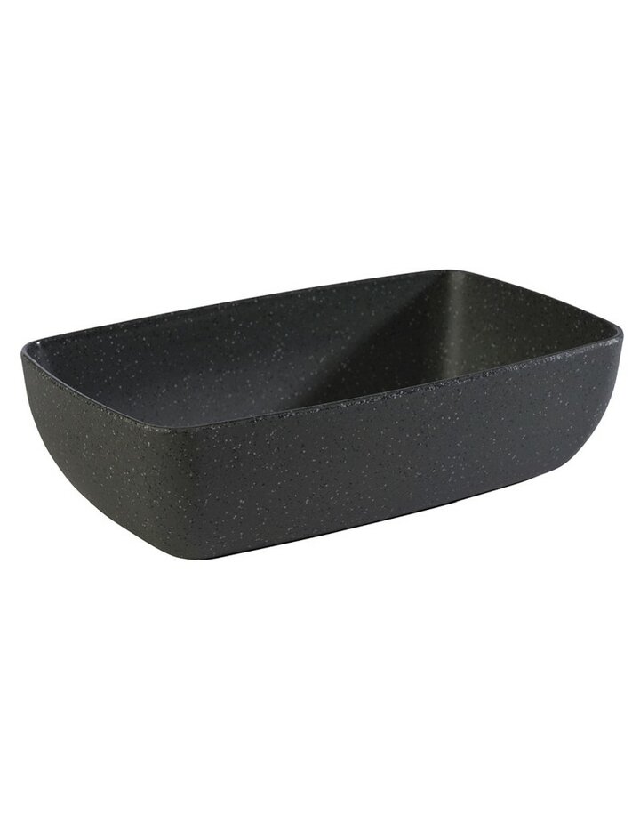 Aps Gn 1/4 Bowl Frida Stone-26.5 X 16.2 Cm, H: 7.5 Cm-Set Of 6