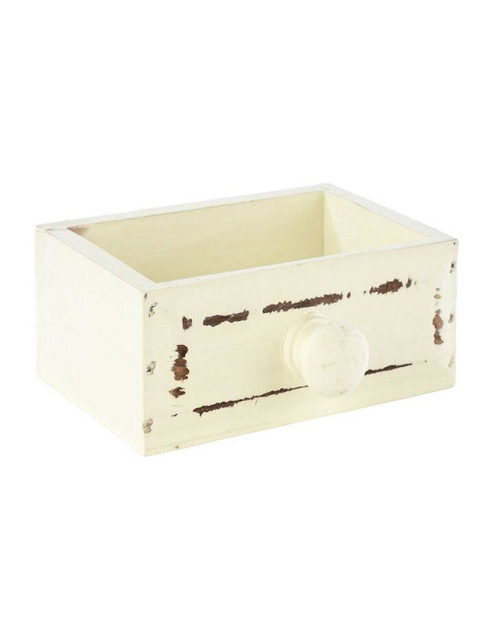 Aps Wooden Box-Vintage-11,5 X 7,5 Cm, H: 5 Cm - Set Of 2