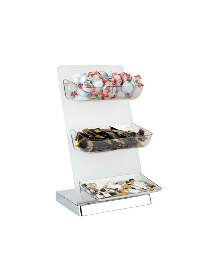 Aps Service Tower 26 X 18 Cm, H: 43 Cm White / Zinc