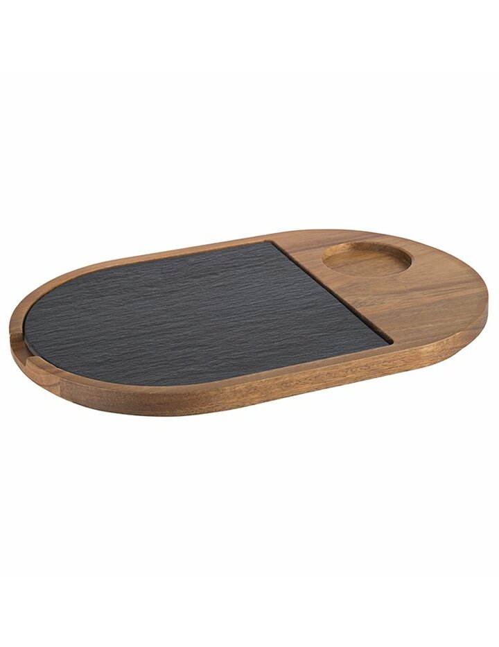 Aps Serving Board, 2 Pieces-28 X 17,5 Cm, H: 2 Cm