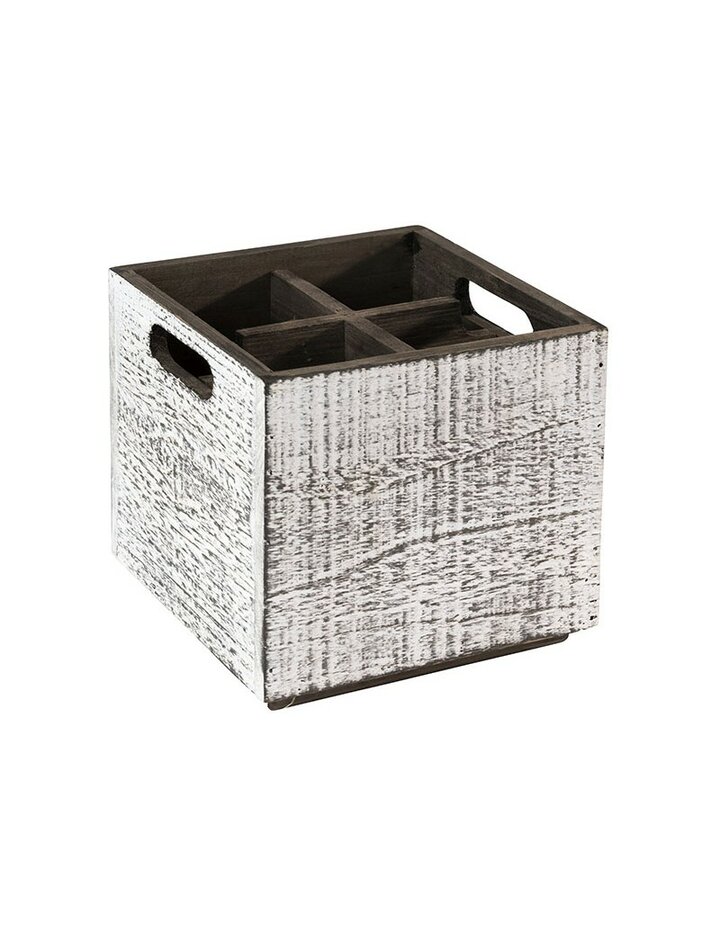 Aps Table Caddy-Vintage-17 X 17 Cm, H: 16 Cm White - Set Of 3