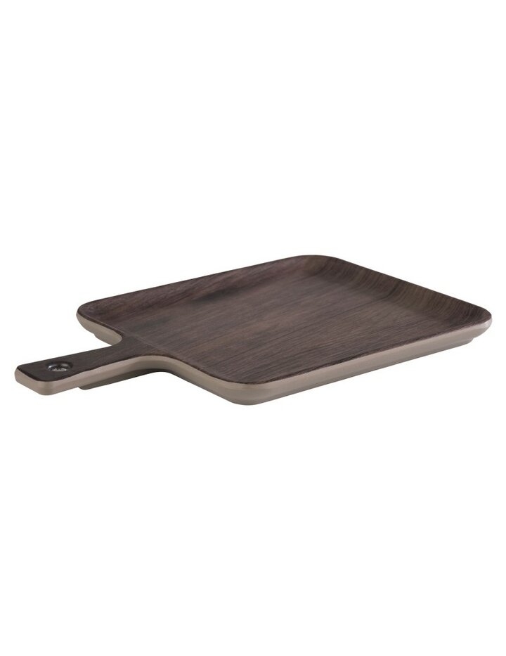 Aps Tray Oak-17.5 X 14.5 Cm, H: 1.5 Cm-Set Of 6