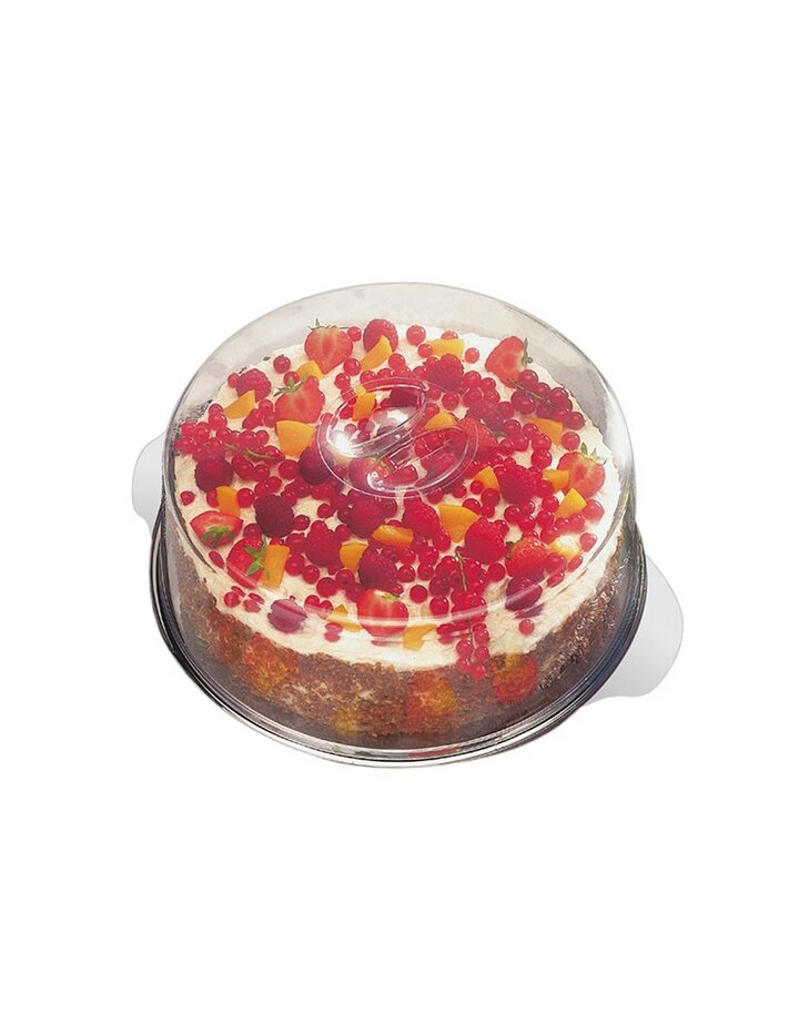 Aps Cake Plate With Hood-Ø 30 Cm, Hood Height 11 Cm