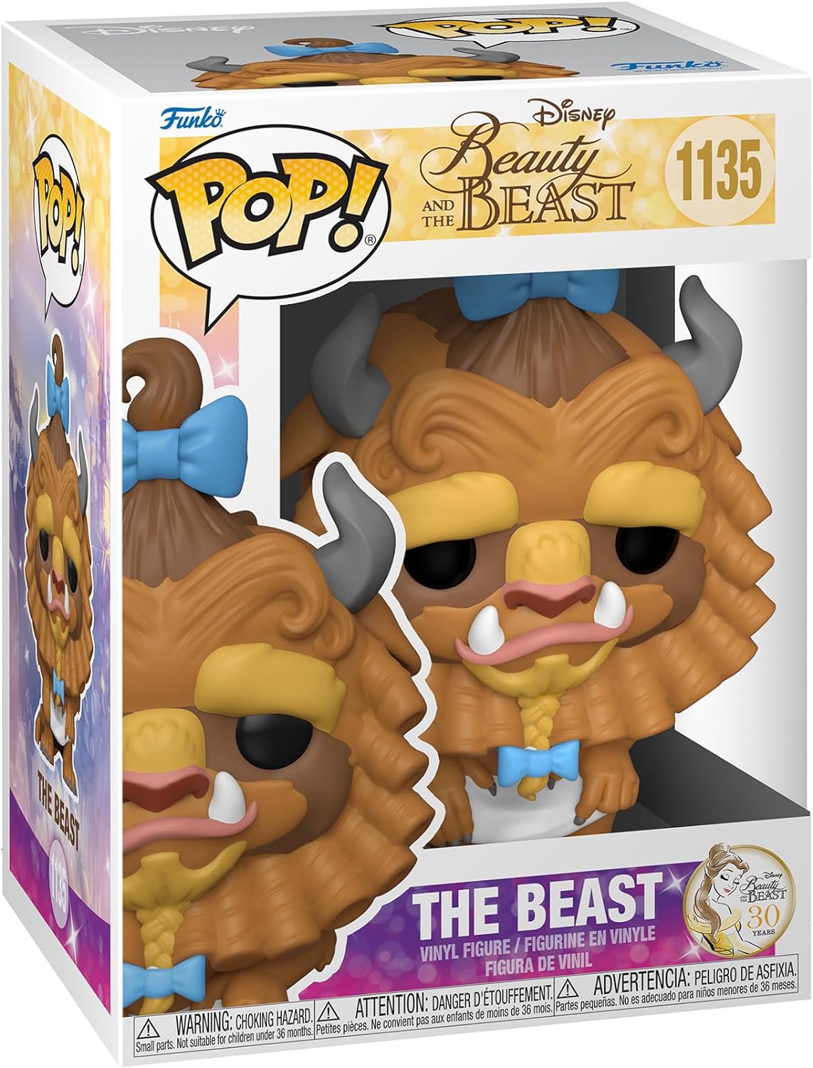 Funko Pop! Disney: Beauty And The Beast - Beast with Curls - Beauty and the Beast - Vinyl Collectible Figure - Gift Idea - Official Merchandise - Toy for Children and Adults - Movies Fans
