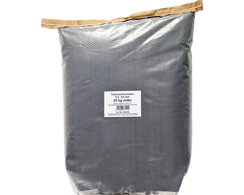 Hornbach Aqua Colorsand black 25 kg