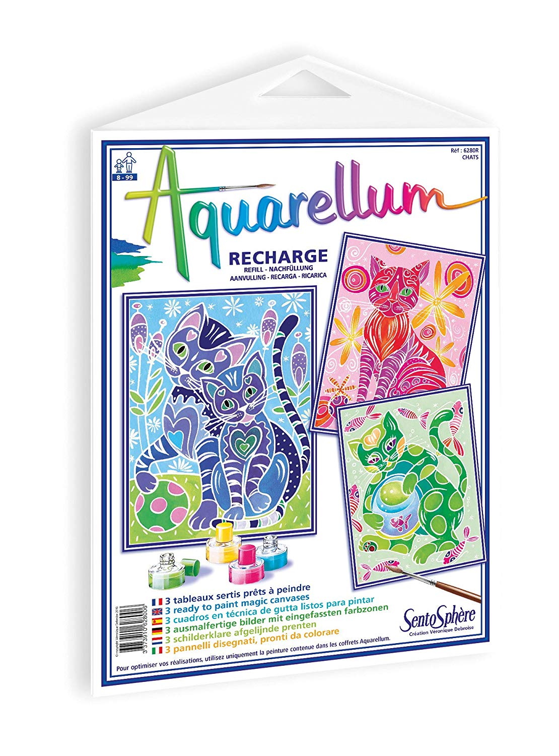 Sentosphere Aquarellum Refill Cats