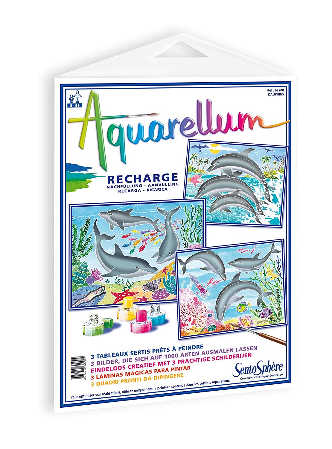 Sentosphere Aquarellum Refill Dolphins