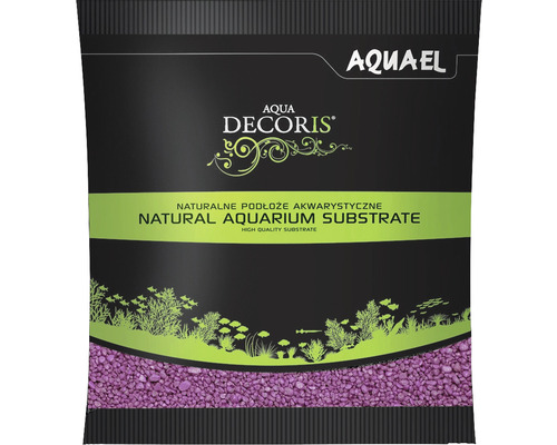 Aquarium gravel AQUAEL Aqua Decoris 2-3 mm 1 kg fuchsia
