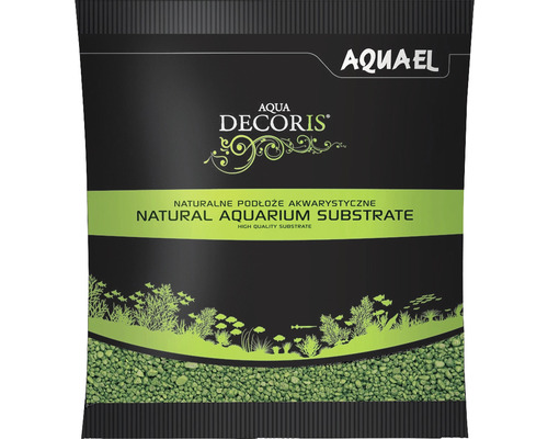 Aquarium gravel AQUAEL Aqua Decoris 2-3 mm 1 kg green