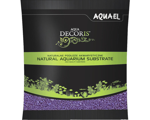 Aquarium gravel AQUAEL Aqua Decoris 2-3 mm 1 kg purple