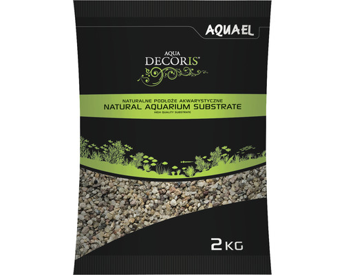 Aquarium gravel, substrate AQUAEL natural colorful 1.4-2 mm 2 kg
