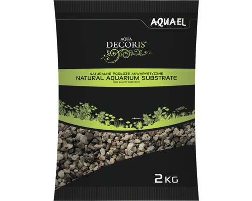 Aquarium gravel, substrate AQUAEL natural colorful 3-5 mm 2 kg