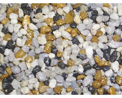 Hornbach Aquarium gravel multicolor mix 5 kg ocher