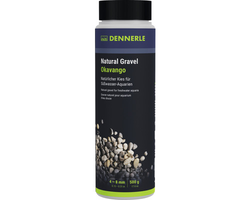 Aquarium gravel Natural Gravel Okava Dennerle 4 -8 mm brown 0.500 kilograms Aquascaping