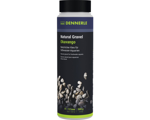 Aquarium gravel Natural Gravel Okava Dennerle 8 - 12 mm brown 0.500 kilograms Aquascaping