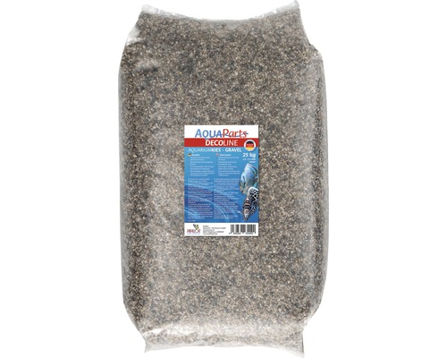 Aquarium gravel PAPILLON 2.0-3.5 mm 25 kg brown