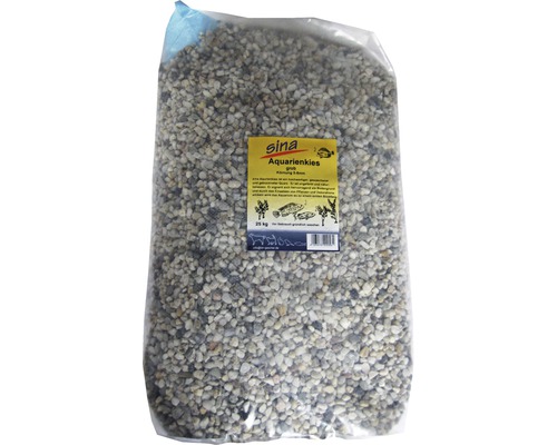 Aquarium gravel Sina coarse, 5-8 mm 25 kg beige