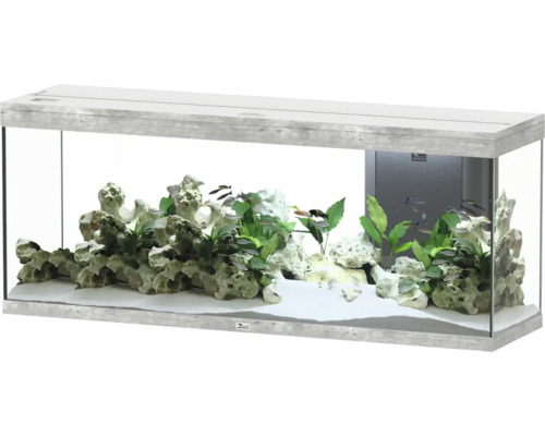 Aquarium aquatlantis Splendid 300 including lighting, filter stone look