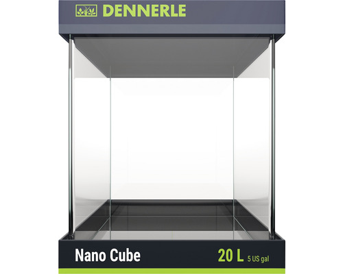 Aquarium DENNERLE Nano Cube 20 l with back wall film, foam base