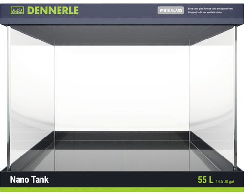 Aquarium DENNERLE Scapers Tank white glass 55 l with foam pad 45 x 36 x 34 cm