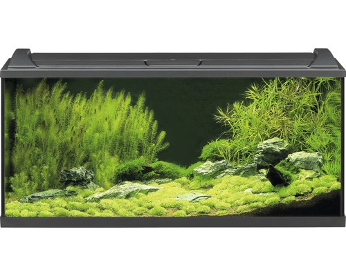 Aquarium EHEIM aquaproLED 180 with LED lighting, filter, heater, thermometer, catch net without black base cabinet
